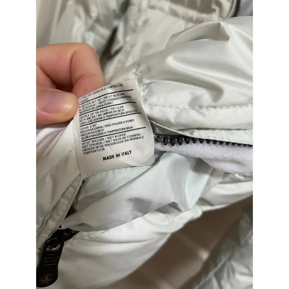 JSX Jet Set White Jacket Down Feathers Womens Ski Luxury Made in Italy Medium - Picture 9 of 9